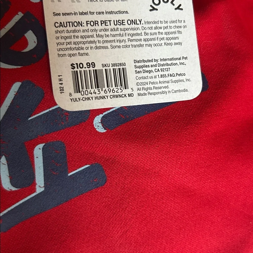 New Spunky & Hunky pullover sweatshirt XXS